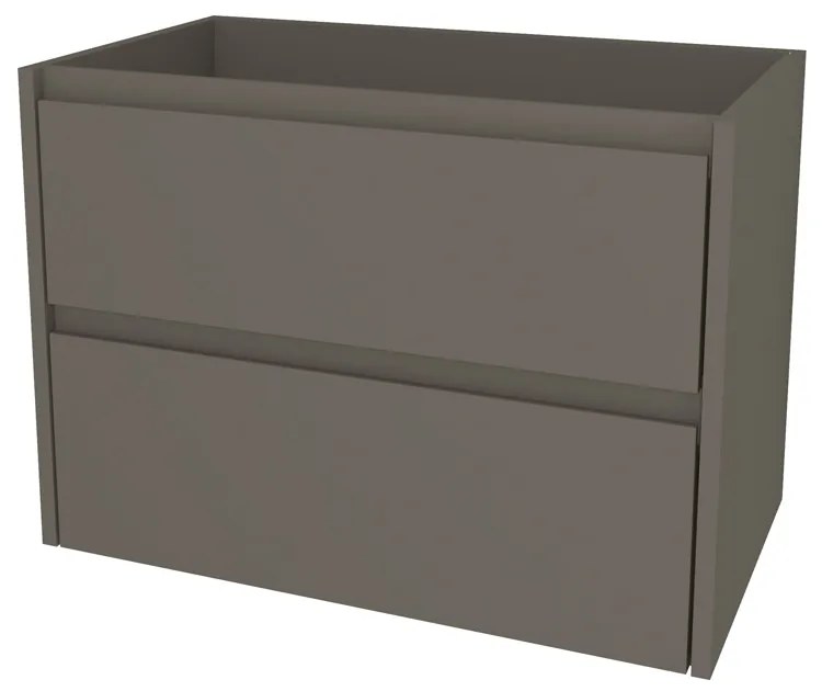 Mereo, Mereo Opto, kúpeľňová skrinka 81 cm, Multidecor, Lávovo sivá, MER-CN991SLAS1