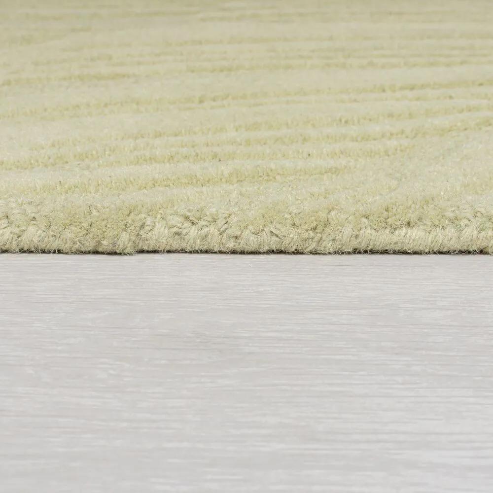 Flair Rugs koberce Kusový koberec Solace Lino Leaf Sage - 160x230 cm