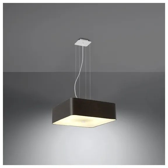 Sollux SL.0774 - Luster na lanku LOKKO 5xE27/60W/230V 45 cm čierna