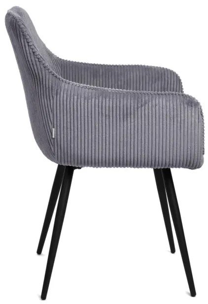 Jedálenská stolička SATORI FASO sivá 894454