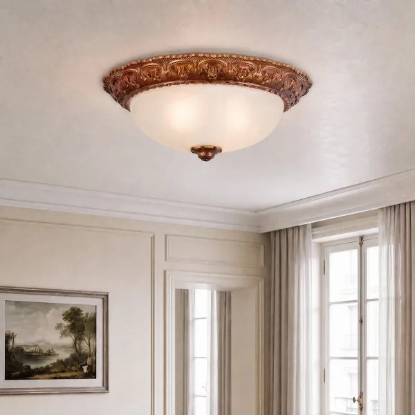 BRILAGI - Stropné svietidlo FRESCO 2xE27/40W/230V priemer 30 cm zlaté