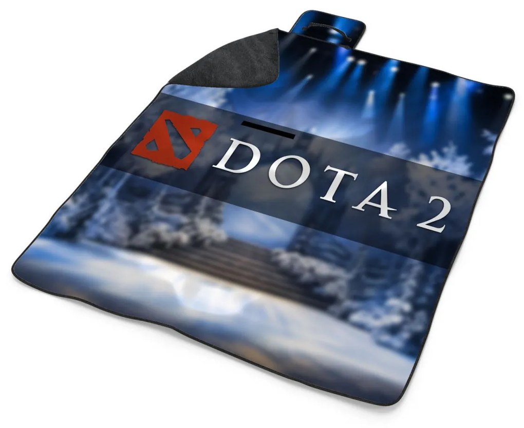 Sablio Plážová deka DOTA 2 Modrá: 200x140 cm