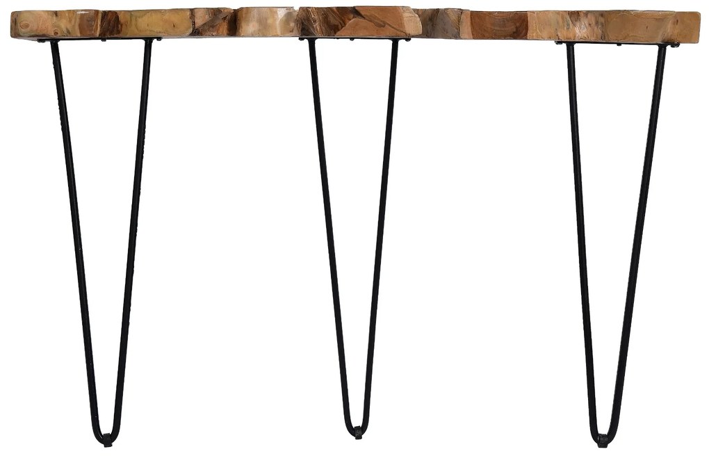 KONZOLA Z TEPANÉHO ŽELEZA 110X45X70CM