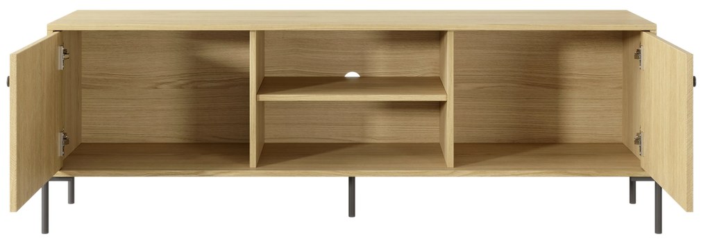 TV stolík/skrinka Scandia 153 2D (dub scandi + jedlička scandi). Akcia -18%. Vlastná spoľahlivá doprava až k Vám domov. 1071390