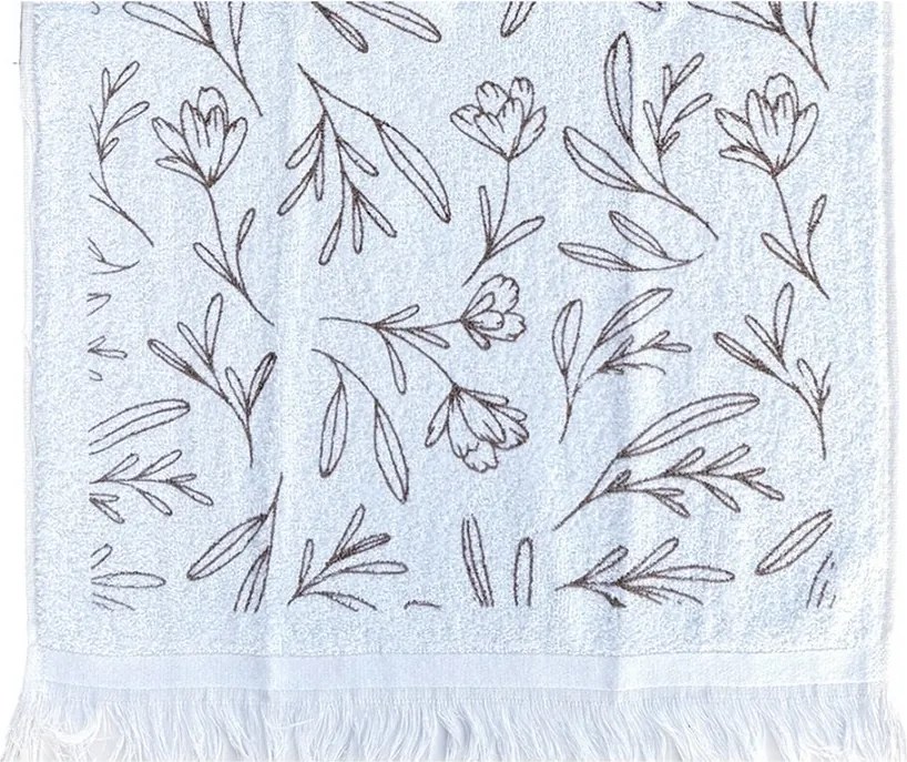 Kuchynský froté uterák s motívom vetvičiek - 40*66 cm