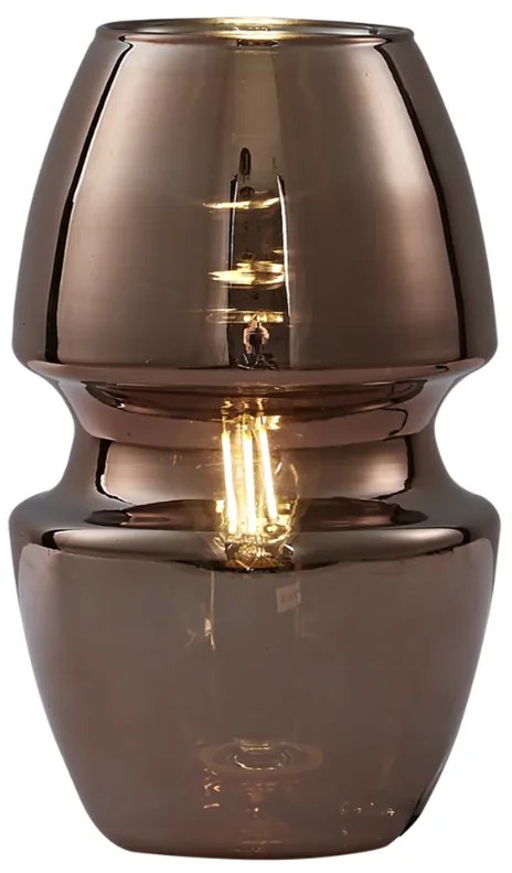 Stolová lampa ISA, medené sklo