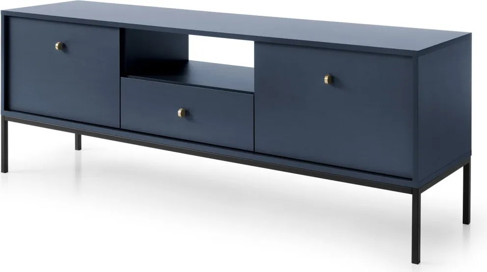 TV skrinka Mono, tmavo modrá
