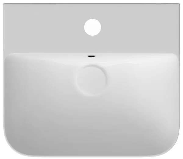 Isvea - Umývadlo na dosku/závesné SOTT AQUA 50x50 cm keramika/biela