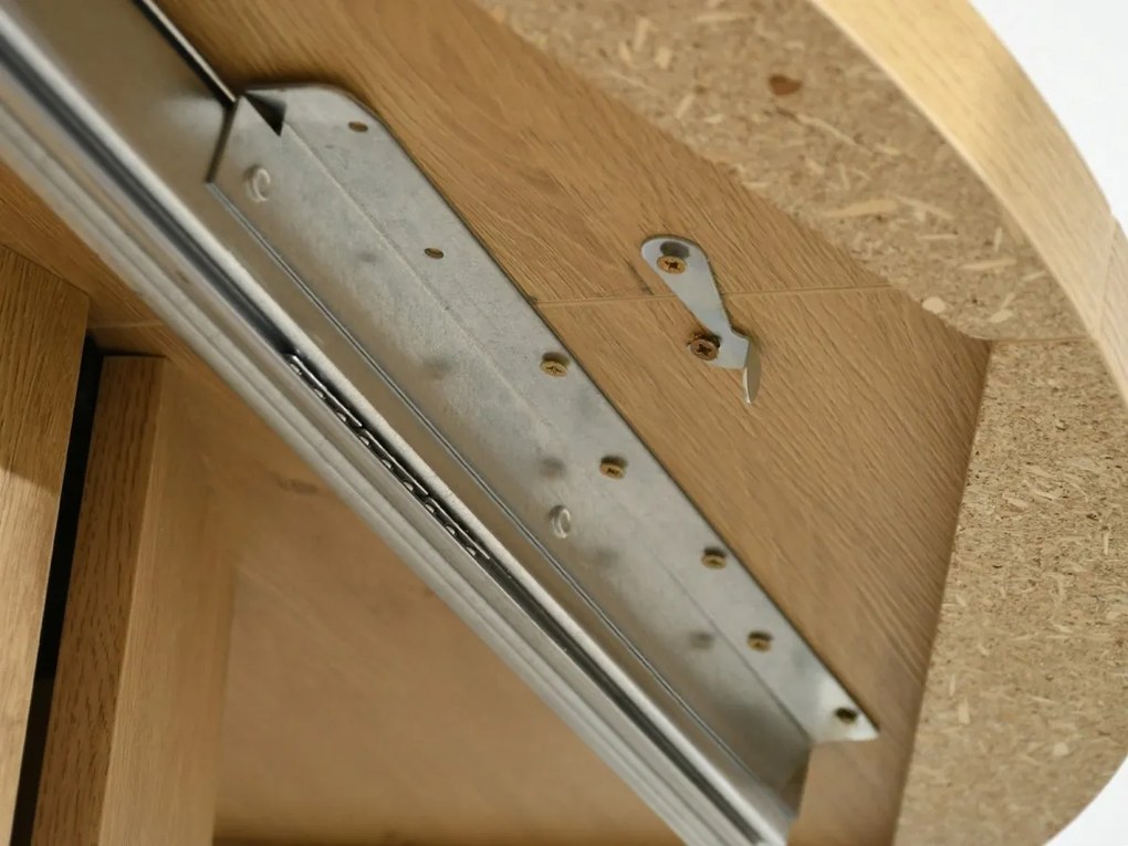 Rozkladací jedálenský stôl ORHAN dub 100 - 180 cm