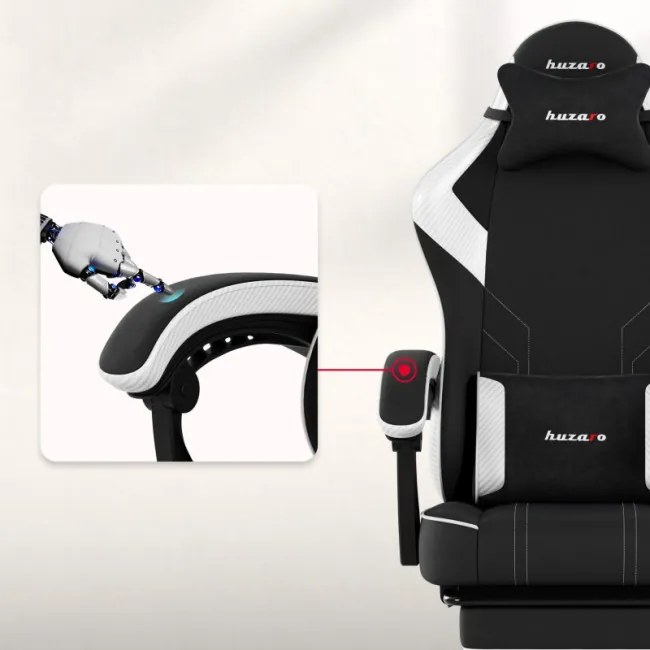 Herná stolička Force 3.7 White Carbon