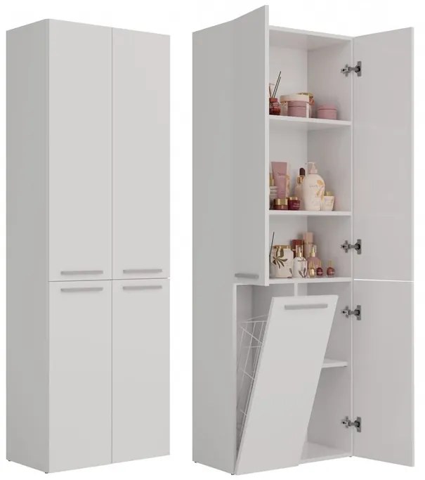 Kúpeľňová skrinka Neltossa 1 (biela). Akcia -17%. Vlastná spoľahlivá doprava až k Vám domov. 1132984