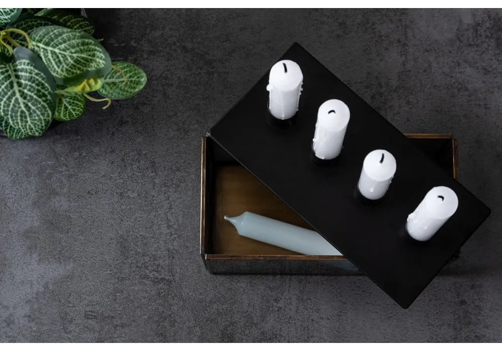 Sklenený svietnik Boxed Rectangle – PT LIVING