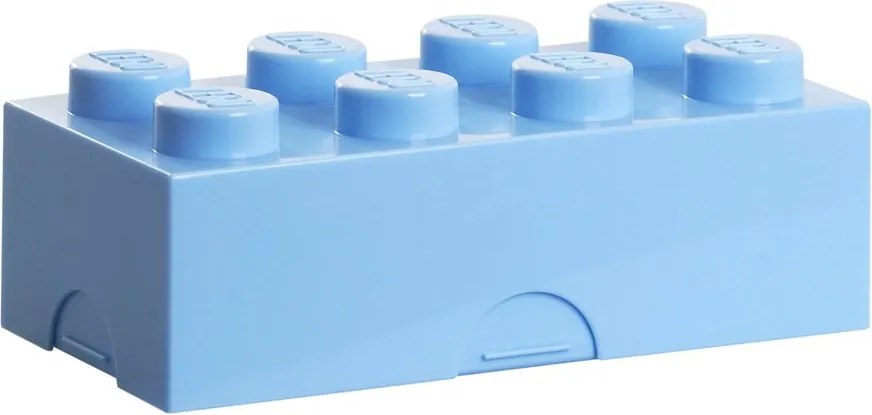 Svetlomodrý plastový detský úložný box 20x10x7 cm – LEGO®