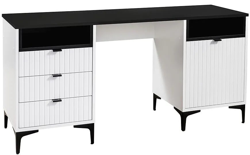 Písací Stôl Fabio 1D3S doska čierna