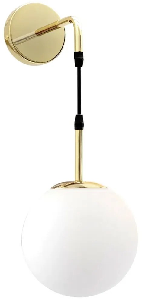 Toolight - Závesné svietidlo zo skla Gold APP653-1W, zlatá, OSW-08199