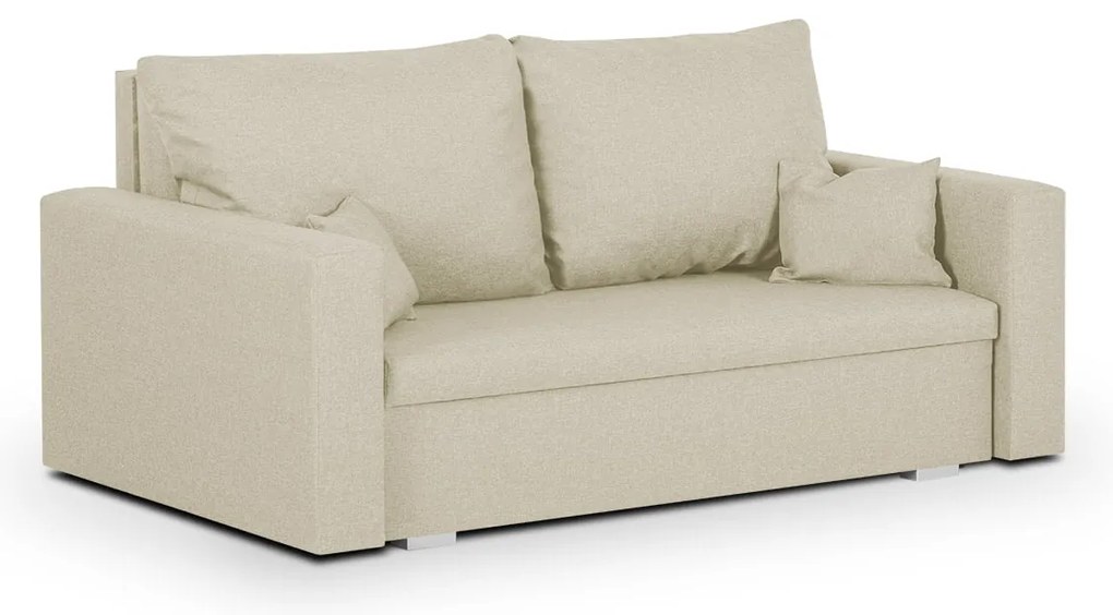 Pohovka pre 2 osoby s funkciou spania MONDI Kremowy