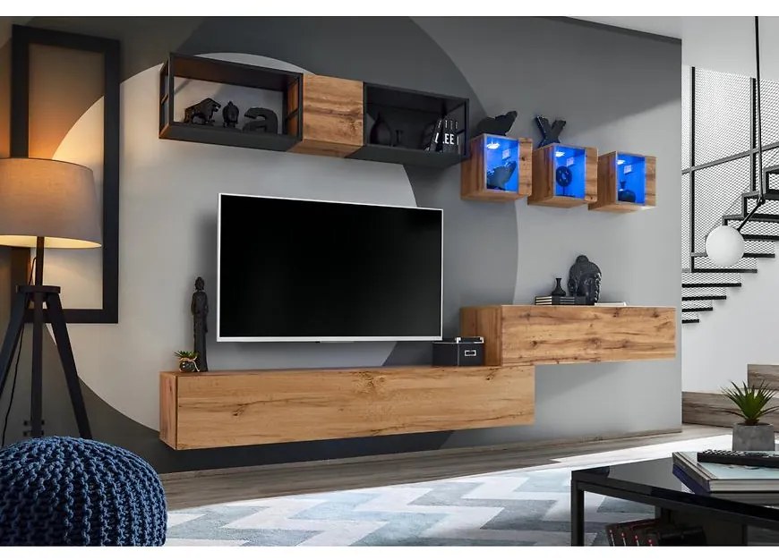 Obývacia stena Switch Met III wotan