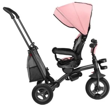 Lionelo - Detská trojkolka TRIS ružová/sivá