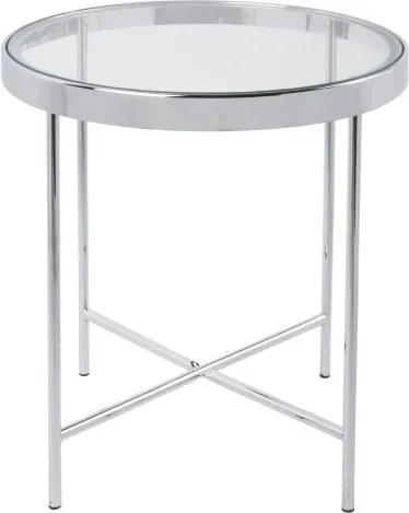 Biely príručný stolík Leitmotiv Smooth, 42,5 × 46 cm