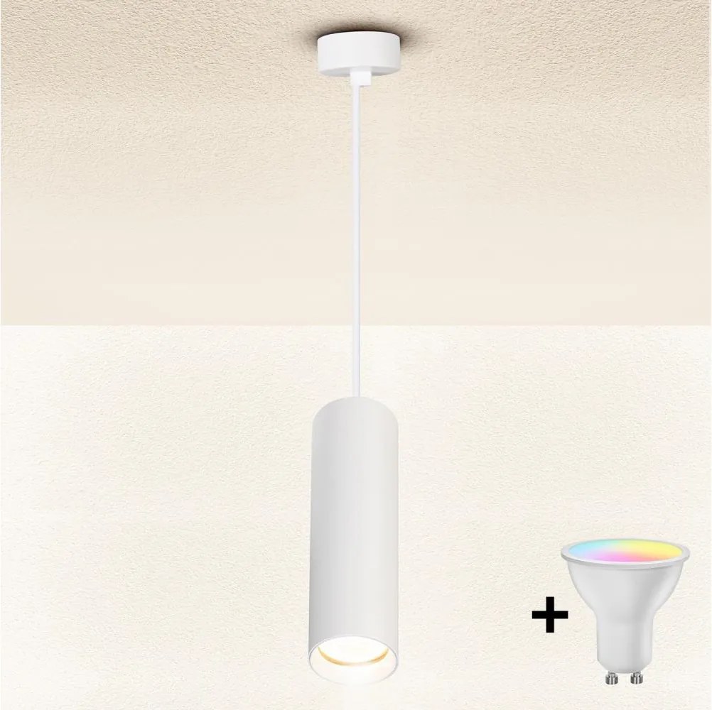 Brilagi - LED stmievateľný luster na lanku SELE 1xGU10/4,8W/230V biela