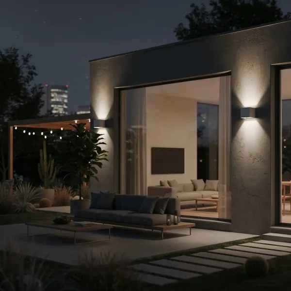 Ideal Lux - LED Vonkajšie nástenné svietidlo ATOM LED/12W/230V IP54 biela