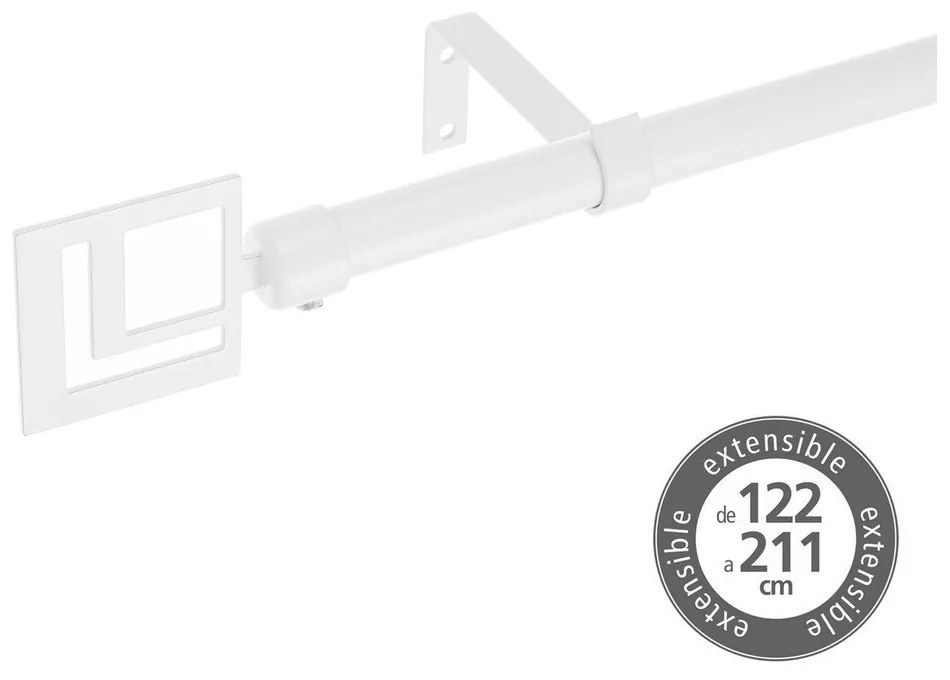 Kovová roztiahnuteľná garniža 122 - 211 cm – Casa Selección