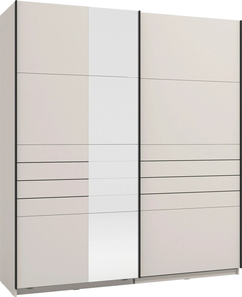 XXXLutz ŠAT. SKRIŇA S POSUV. DVERAMI, kašmírová, 195/217,5/60 cm Xora - Skrine - 000834015308