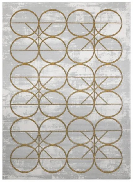 Kusový koberec Emerald 1010 cream and gold, 80x150, viacfarebná, kancelária, Dywany Łuszczów