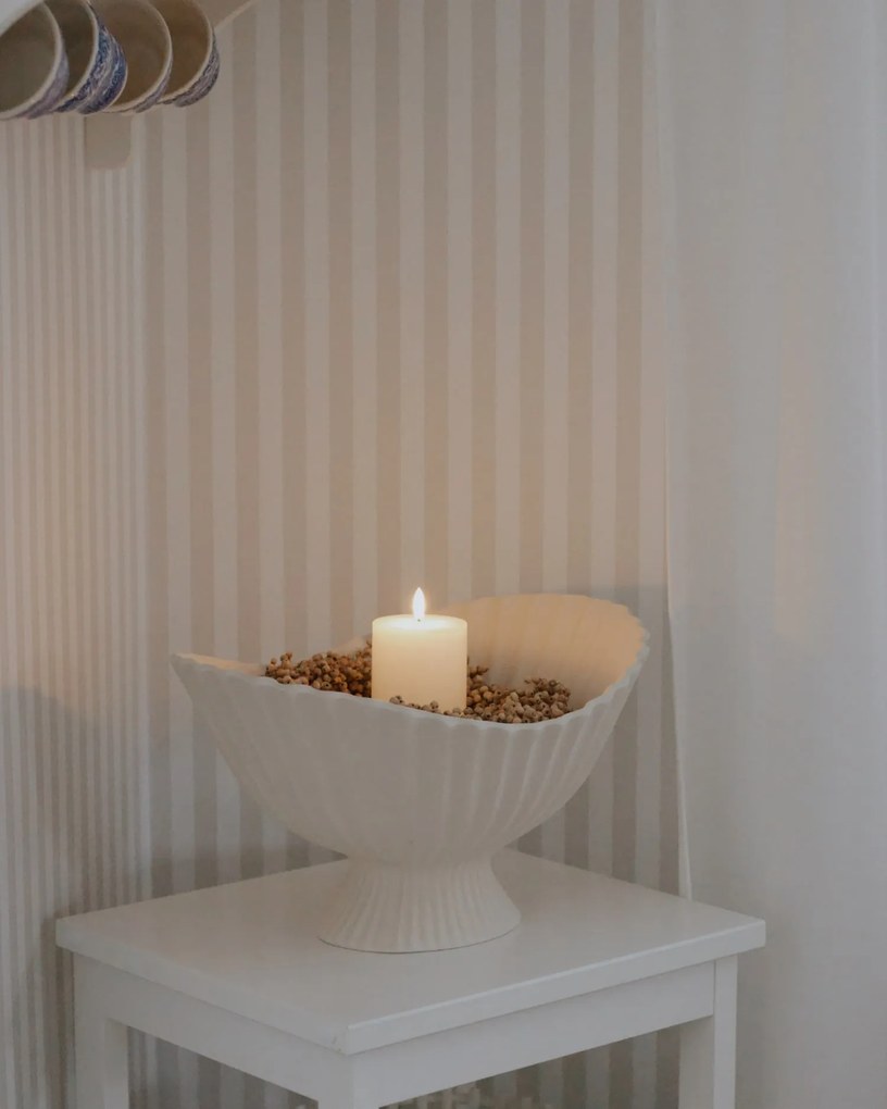 ferm Living Misa na ovocie Fountain kamenina biela 41 x 24 cm