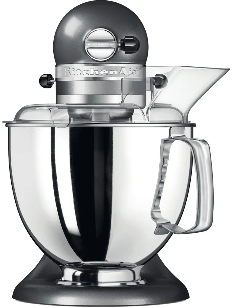 Kuchynský robot KitchenAid Artisan 4,8 l, strieborno-sivý, 5KSM175PSEMS