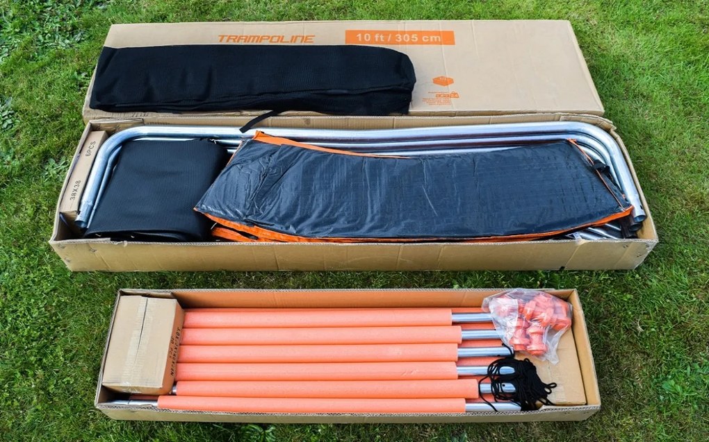 Aga SPORT FIT 305 cm Orange + vnútorná ochranná sieť