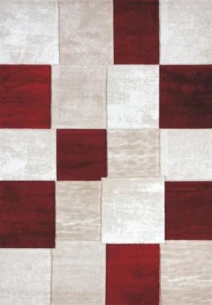 Spoltex koberce Liberec AKCE: 80x150 cm Kusový koberec Topaz red 1166 - 80x150 cm