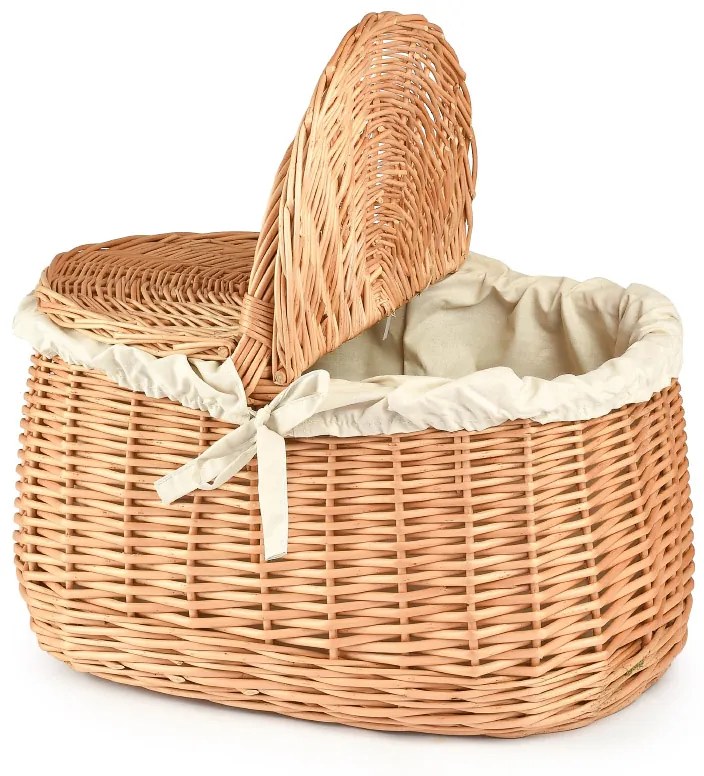 Piknikový kôš prútený Eger IV.š. 44 x hl. 28 x v. 23/36(cm)