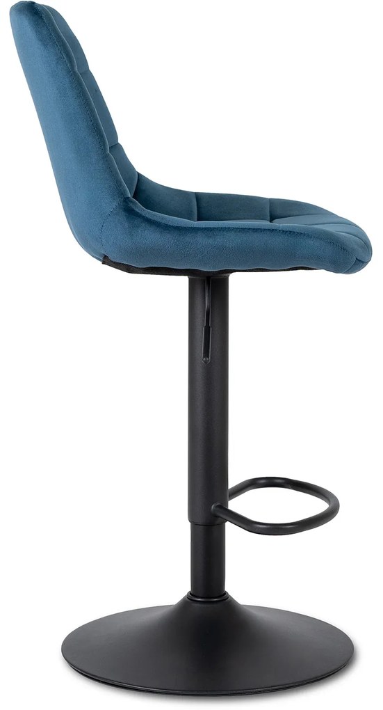 JAKS Barová stolička Arcos2 velvet modrá