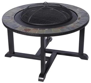 Ohnisko Strend Pro Grill, kovové, 4 stoličky, 105x75 cm