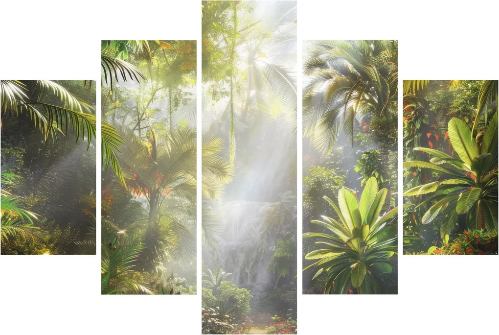 Obraz - Tropický dažďový prales (150x105 cm)