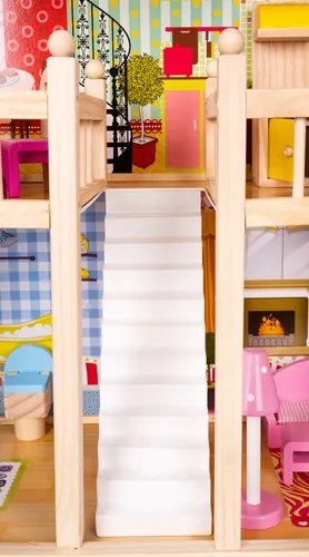 Drevený domček pre bábiky Kruzzel D11252