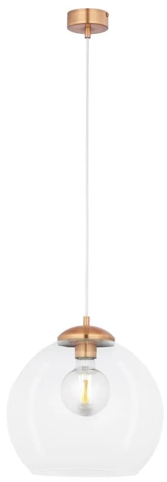Jupiter 1785 - AS 1 - Luster na lanku ASTI 1xE27/60W/230V medená