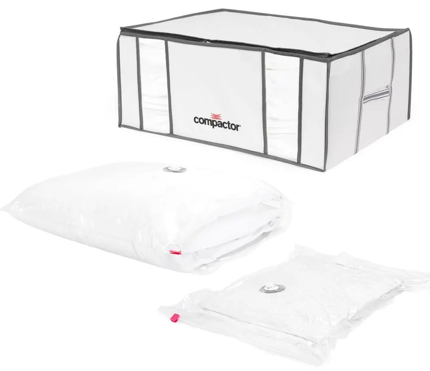 Vákuový/vystužený látkový úložný box na oblečenie 65x45x26,5 cm Life – Compactor