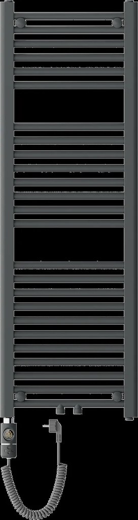 Mexen Mars, elektrické vykurovacie teleso 1200 x 400 mm, 600 W, antracitová, W110-1200-400-2600-66