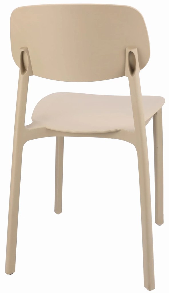 Dekorstudio Plastová stolička LARA béžová