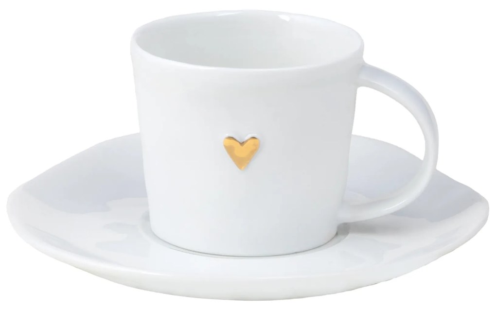 räder Porcelánová šálka s podšálkou Gold