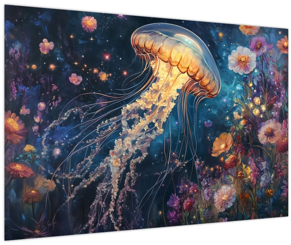 Obraz - Magická medúza (90x60 cm)