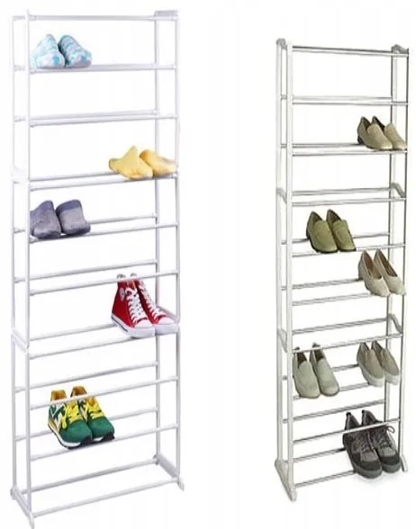 Verk Skladací botník Amazing Shoe Rack 30 párov bílá