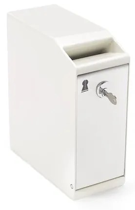 Bezpečnostná schránka BANK, 300x120x250 mm, zámok na kľúč