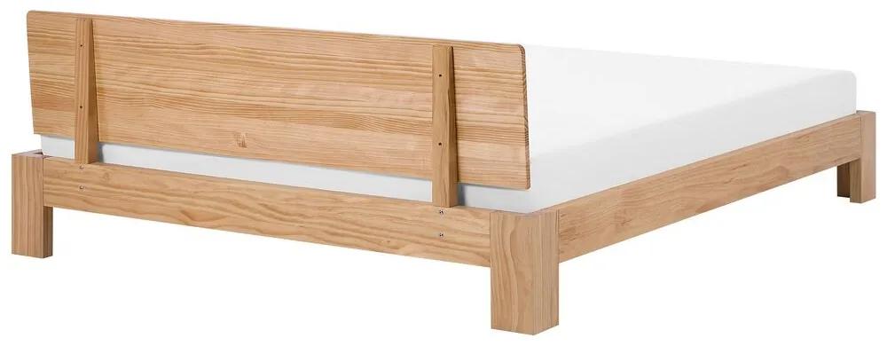 Manželská posteľ 180 cm ROYAL (s roštom) (svetlé drevo). Vlastná spoľahlivá doprava až k Vám domov. 1007498