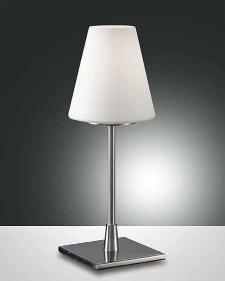 Stolové svietidlo FABAS LUCY BIG TABLE LAMP SATINED NICKEL 2653-30-178