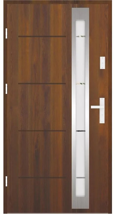 Dvere vchodové Marbella 80L Orech