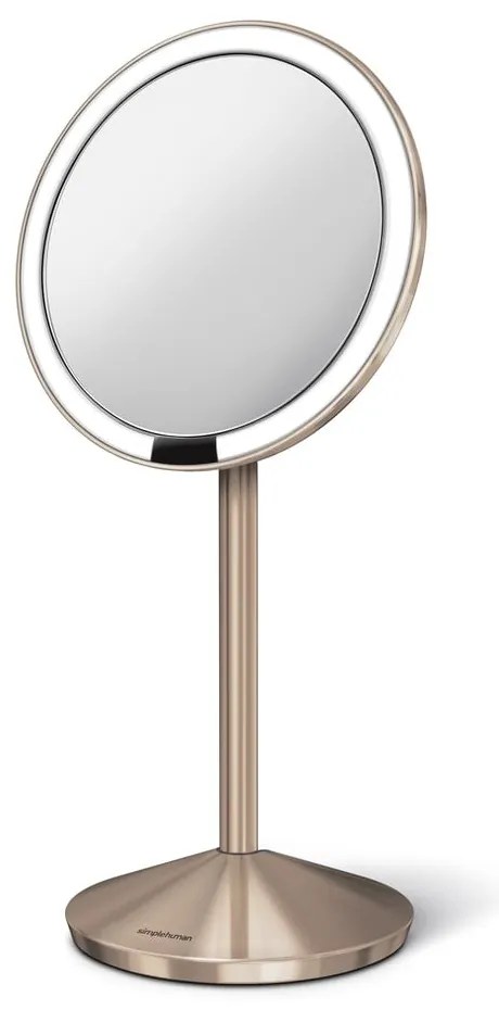 Kozmetické zrkadlo s osvetlením/zväčšovacie (10x) ø 12 cm Travel – simplehuman