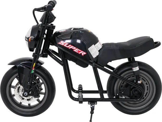 Elektrická motorka SUPERMOTO čierna